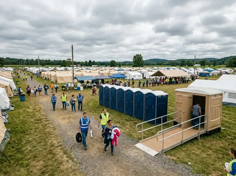 disaster-relief-camp-restrooms-010 — frequently asked questions, Dumpster & Portable Bathrooms Rental in Inkster, MI